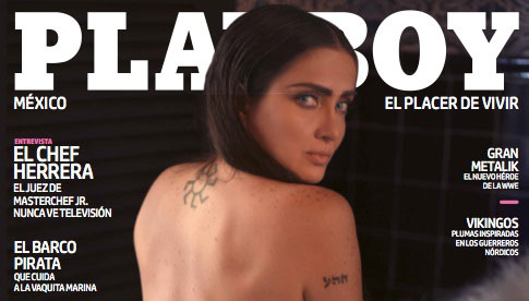 Celia Lora (@CeliLoraOficial) se ‘desnuda’ por segunda vez en Playboy Mexico Julio 2017 (+Fotos)