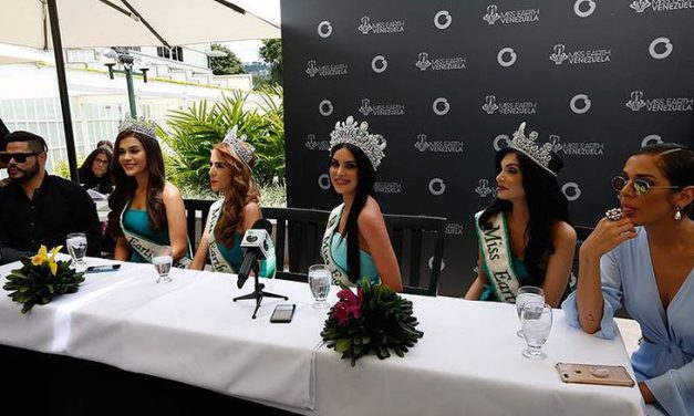 Miss Earth Venezuela venció el sueño y conversó con la prensa