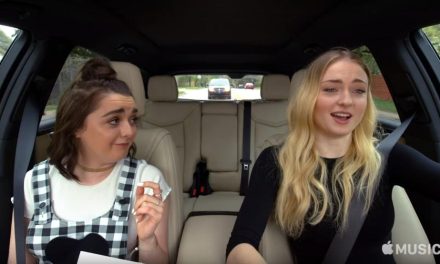 Sophie Turner y Maisie Williams son las nuevas protagonistas del »Carpool Karaoke» de James Corden (+Video)