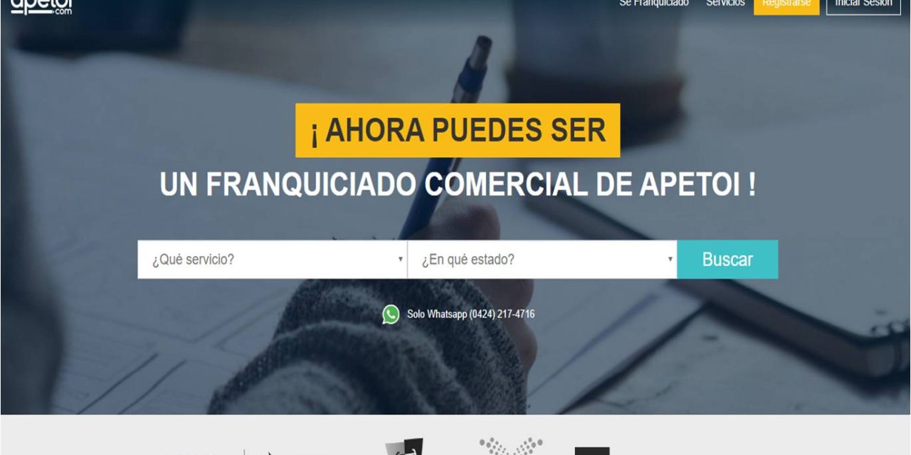 apetoi.com: la primera franquicia digital venezolana