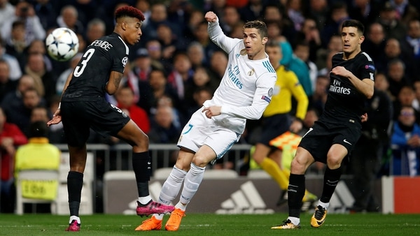 Con dos goles de Cristiano Ronaldo, el Real Madrid superó al PSG en los octavos de final de la Champions League