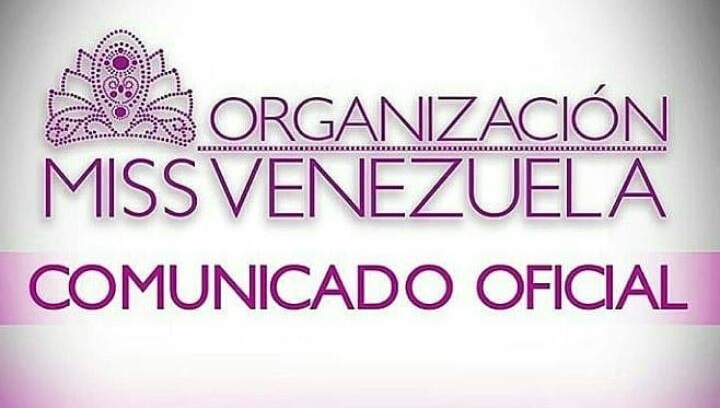 COMUNICADO ORGANIZACION MISS VENEZUELA: La Organización Miss Venezuela realizará una revisión de sus controles internos