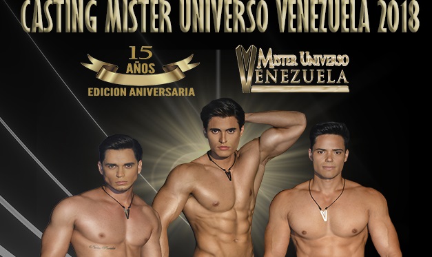 Míster Universo Venezuela busca los 30 más guapos del 2018
