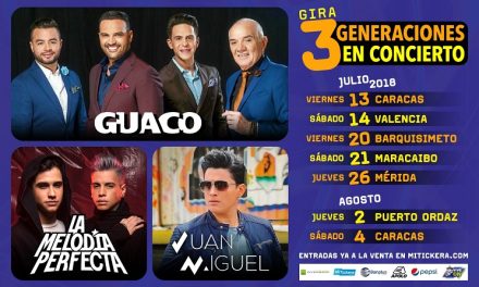 »3 Generaciones» se unen con Guaco, La Melodía Perfecta y Juan Miguel