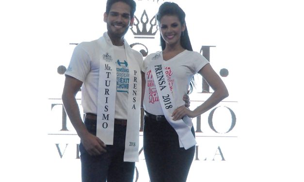 Sanabria y Fernández se alzaron con el título de »Miss y Mister Turismo Prensa 2018»