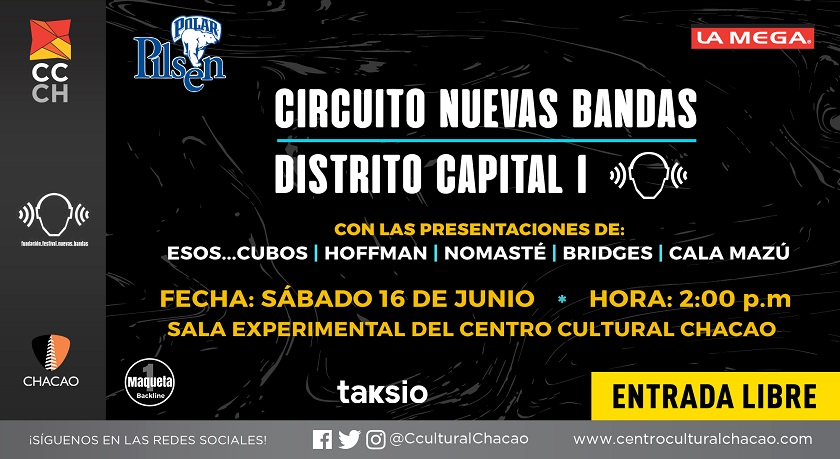 Desveladas las bandas participantes de los Circuitos Nuevas Bandas 2018