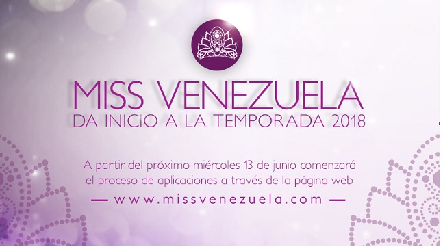 MISS VENEZUELA DA INICIO A LA TEMPORADA 2018